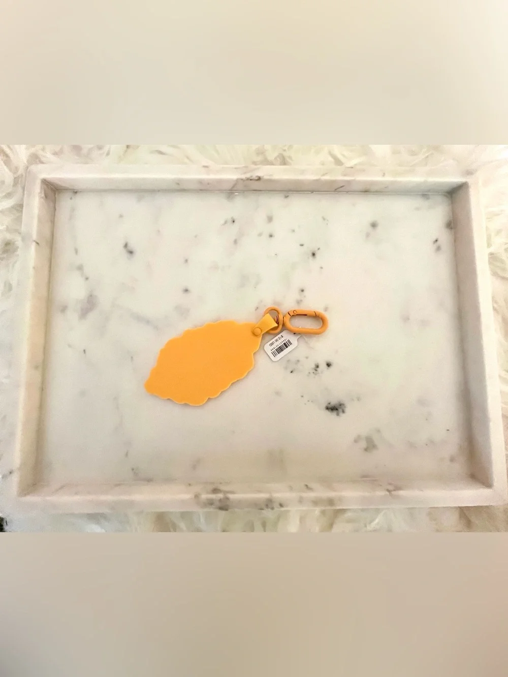 Free People Movement Silicone Buti Keychain in Papaya